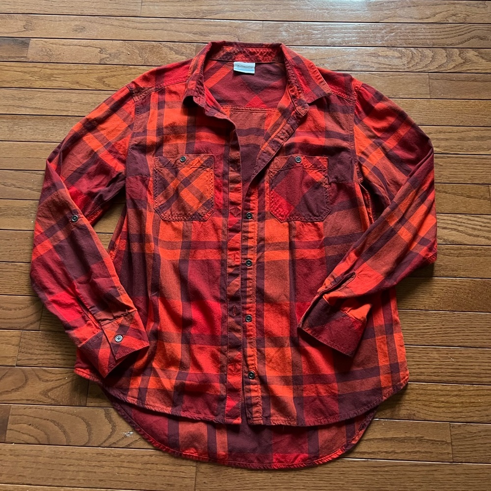 Columbia Orange Flannel